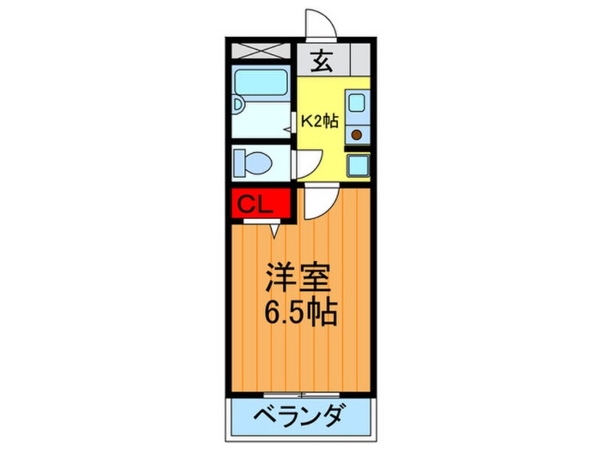 間取図 レフテイー岡東