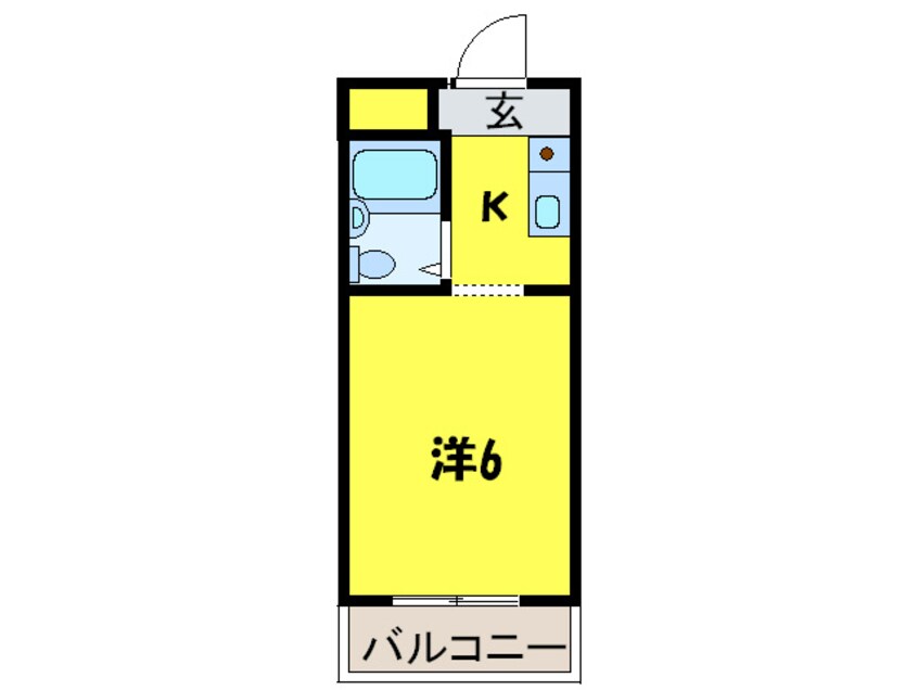 間取図 白鷺ハイツ