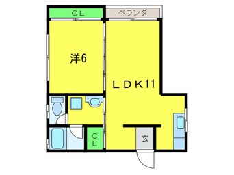 間取図 メゾンローズ