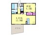 MITARAI 1LDKの間取り