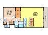 セルダン芦屋(302) 1LDKの間取り