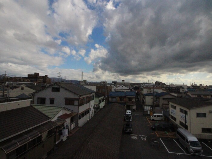 室内からの展望 平安ハイツ