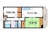 ラス・ヌベス 2DKの間取り
