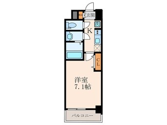 間取図 フレシール昭和通