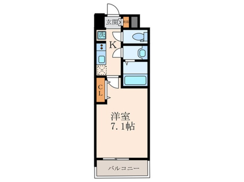 間取図 フレシール昭和通