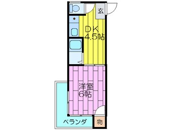 間取図 ピュアスモトＢ棟