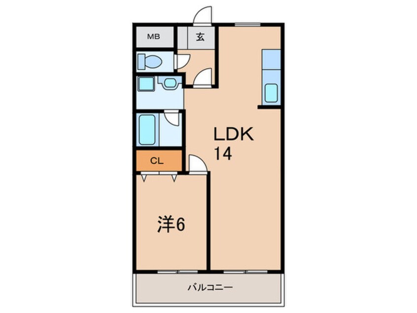 間取図 ロイヤルハイツ有野