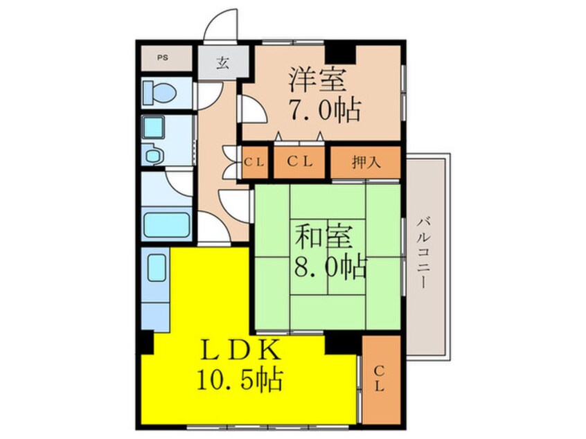 間取図 日生ビル