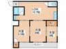 ピュアスモトＤ棟 3LDKの間取り