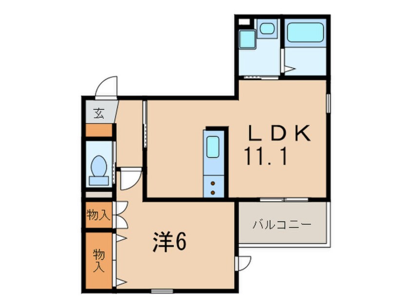 間取図 シェルクレール西宮北口