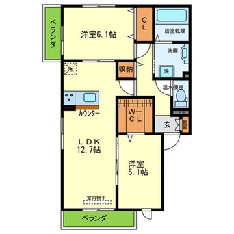 間取図 スカイヒル枚方Ａ棟