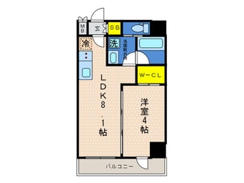 間取図 ブエナビスタ神戸駅前