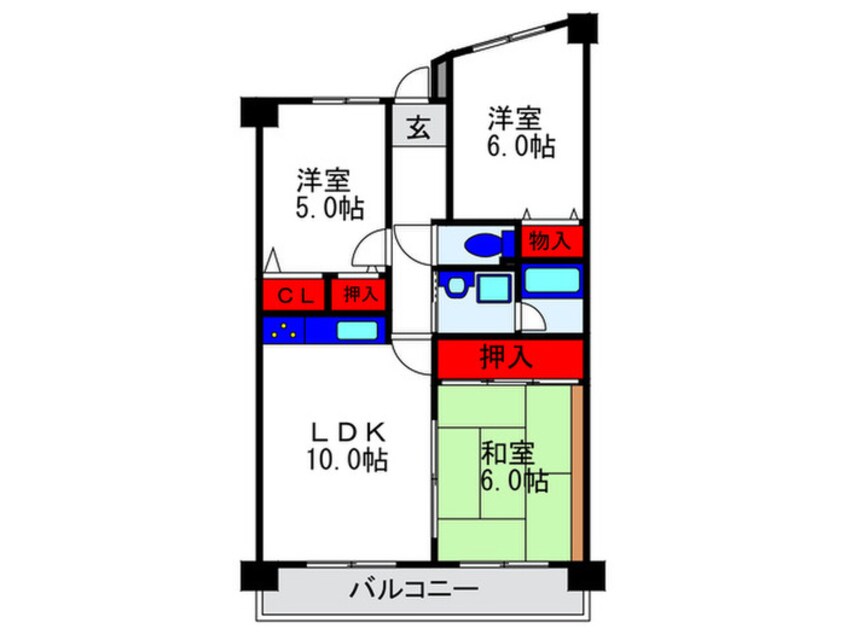 間取図 ＧｒａｎＰｉｎｏ柴原