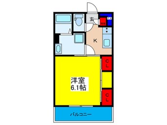 間取図 リブﾘ・都島中通