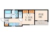 仮）フルーイション道意 1LDKの間取り