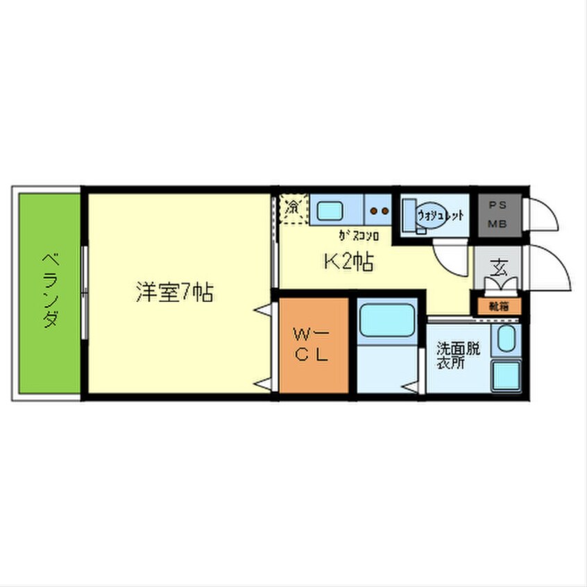 間取図 ﾄﾞｴﾙ小松SOUTH