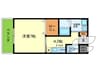 ﾄﾞｴﾙ小松SOUTH 1Kの間取り
