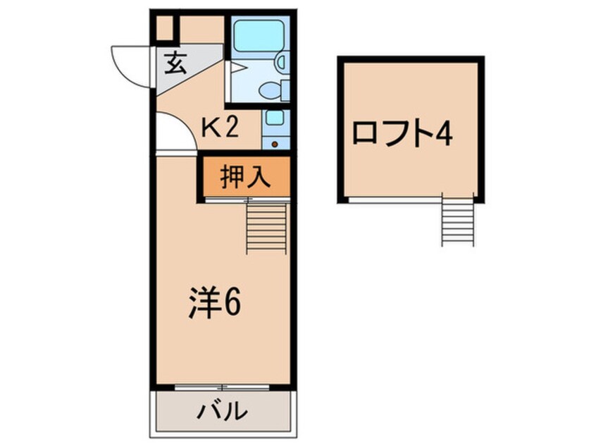 間取図 メゾンオリビア甲斐町