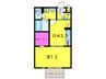 エトワ－ル 1DKの間取り