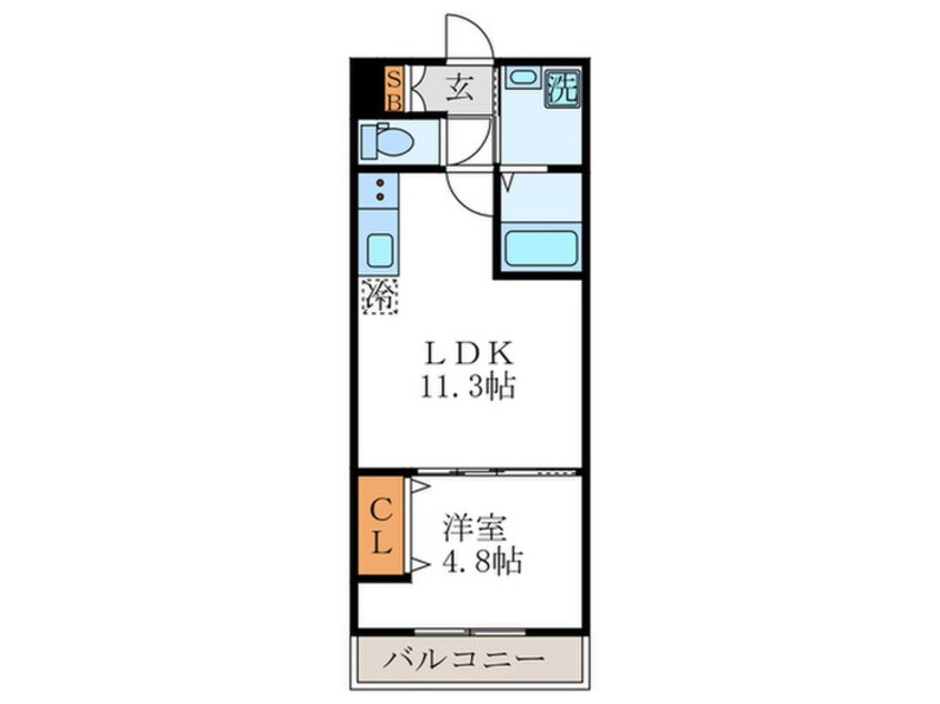 間取図 カーサ・フェリーチェ桂