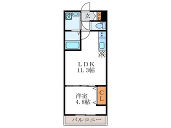 間取図 カーサ・フェリーチェ桂