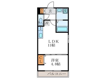 間取図 カーサ・フェリーチェ桂