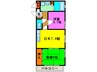 エスポワール曽根 2DKの間取り