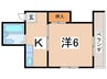 ラビエ－ト花村 1Kの間取り