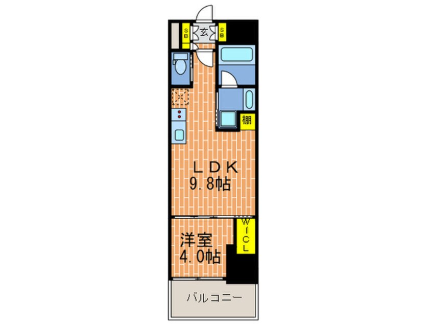 間取図 ブエナビスタ神戸三宮