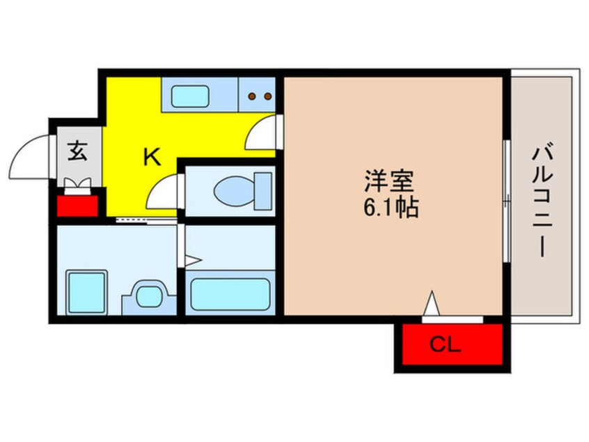 間取図 グリ-ンシャト-太田