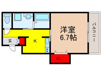 間取図 グリ-ンシャト-太田