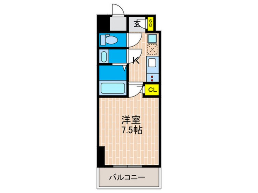 間取図 アプリーレ三宮イースト