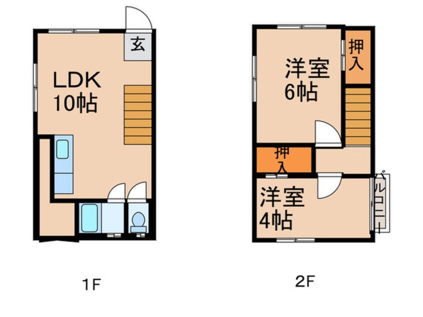 間取図 メゾネットうらら