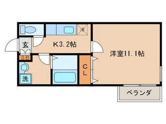 間取図 マ－ベラス椥辻