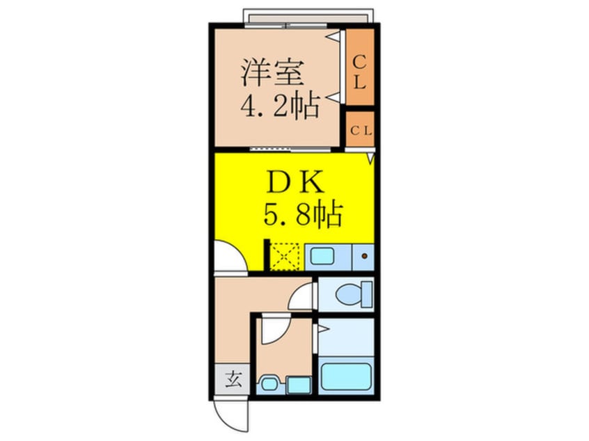 間取図 奥野ハイツ