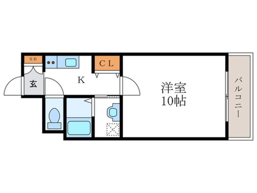 間取図 シャルレ桂坂