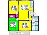 メゾンドオーク 3LDKの間取り