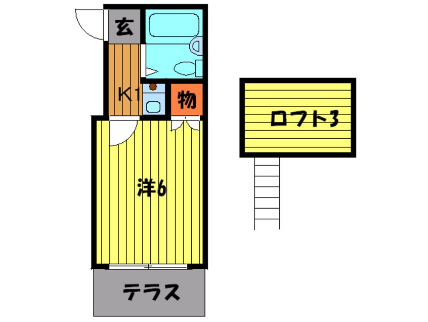 間取図 Ｍｓコ－ト稲田