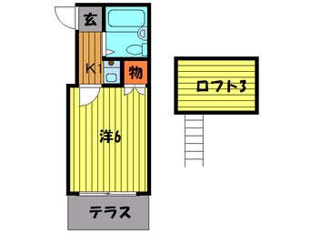 間取図 Ｍｓコ－ト稲田