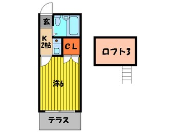 間取図 Ｍｓコ－ト稲田