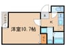 フジパレス西宮北口Ⅴ番館 1Kの間取り