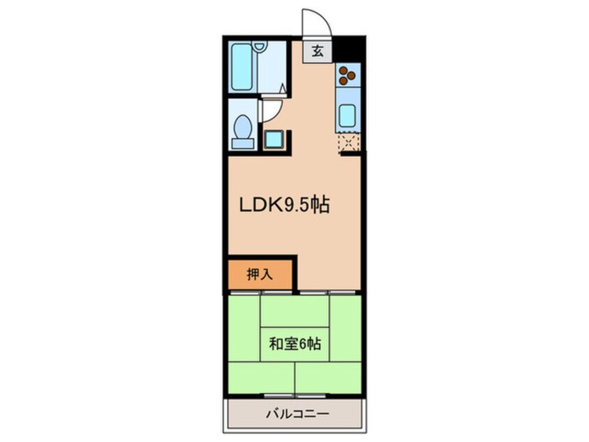 間取図 真能ハイツ