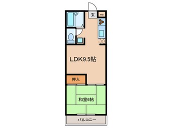 間取図 真能ハイツ