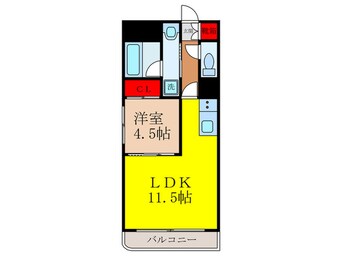 間取図 グランツ石橋