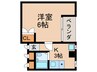 小松ビル 1Kの間取り