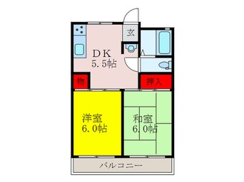 間取図 レジデンスパ－シモン