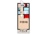 ＲＩＯ花屋敷Ⅱ 1Kの間取り