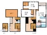 シルクメゾン岡崎 2LDKの間取り