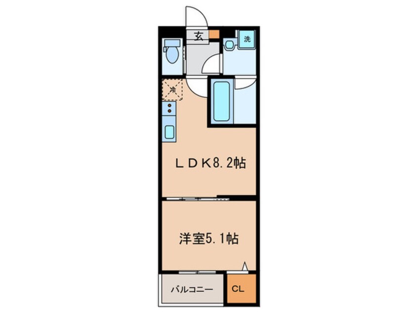 間取図 SOLEIL坂上