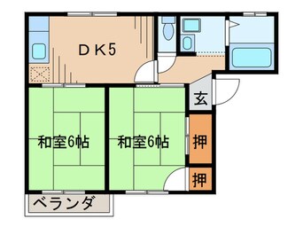 間取図 辰己ハイツ